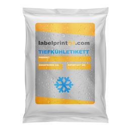 Paper label - freezer-safe