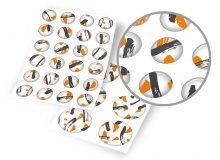 3D labels - doming stickers