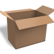 Cardboard box according to Fefco Standard 0201
