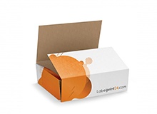 Full overlap slotted container