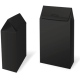Black gable box - natural cardboard
