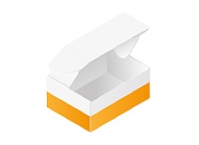 Krabička s výklopným víkem