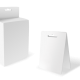 White hanging box - brillian white cardboard