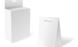 White hanging box - brillian white cardboard