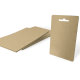 Kartonový výsek hnědý - přírodní karton