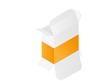 Gegenüberliegende Laschen, gespiegelt