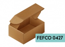 Hinged-lid box - unprinted