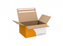 Cardboard shipping boxes