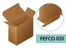 Folding Carton with tuck-in flap - offset flaps - FEFCO 0211