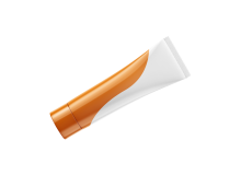 Laminate white, printed - 25 mm - screw closure