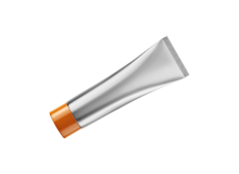 Laminate metallic, blank - 25 mm - screw closure