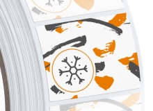 Papír, bílá, matný, permanentní, vhodné do mrazu