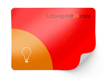 Fluorescent paper, RED, permanent