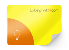 Fluorescent paper, YELLOW, permanent