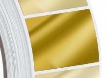 Metalický papír, ZLATÝ lesklý, permanentní