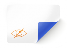 Opaque labels - unprinted