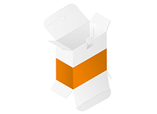 Boxes with safety flaps