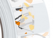 Bezpečnostní etikety - bílá fólie