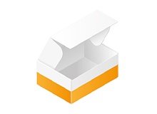 Jednoduchá výklopná krabička